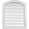 Ekena Millwork Arch Top Surface Mount PVC Gable Vent: Non-Functional, w/2"W x 1-1/2"P Brickmould Frame, 22"W x 24"H GVPAR22X2402SN - alternate 1
